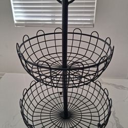 2 Tier Metal Fruit Basket