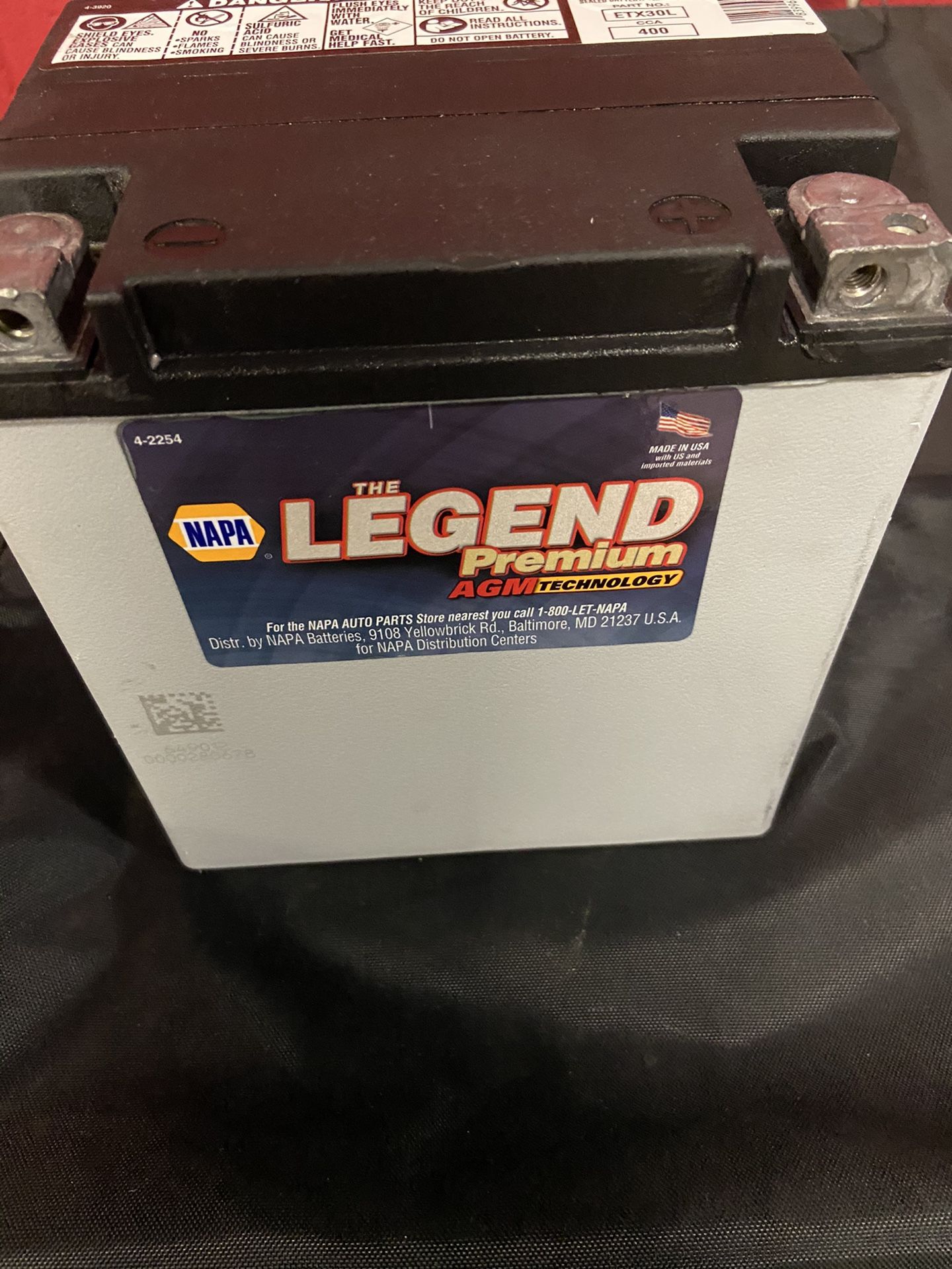 Napa legend battery Motorcycle Motorsport for Sale in Middletown, CT OfferUp