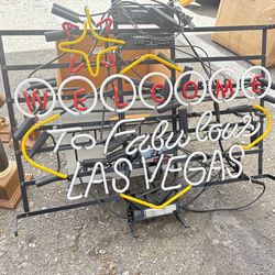 Welcome to Fabulous Las Vegas" neon sign