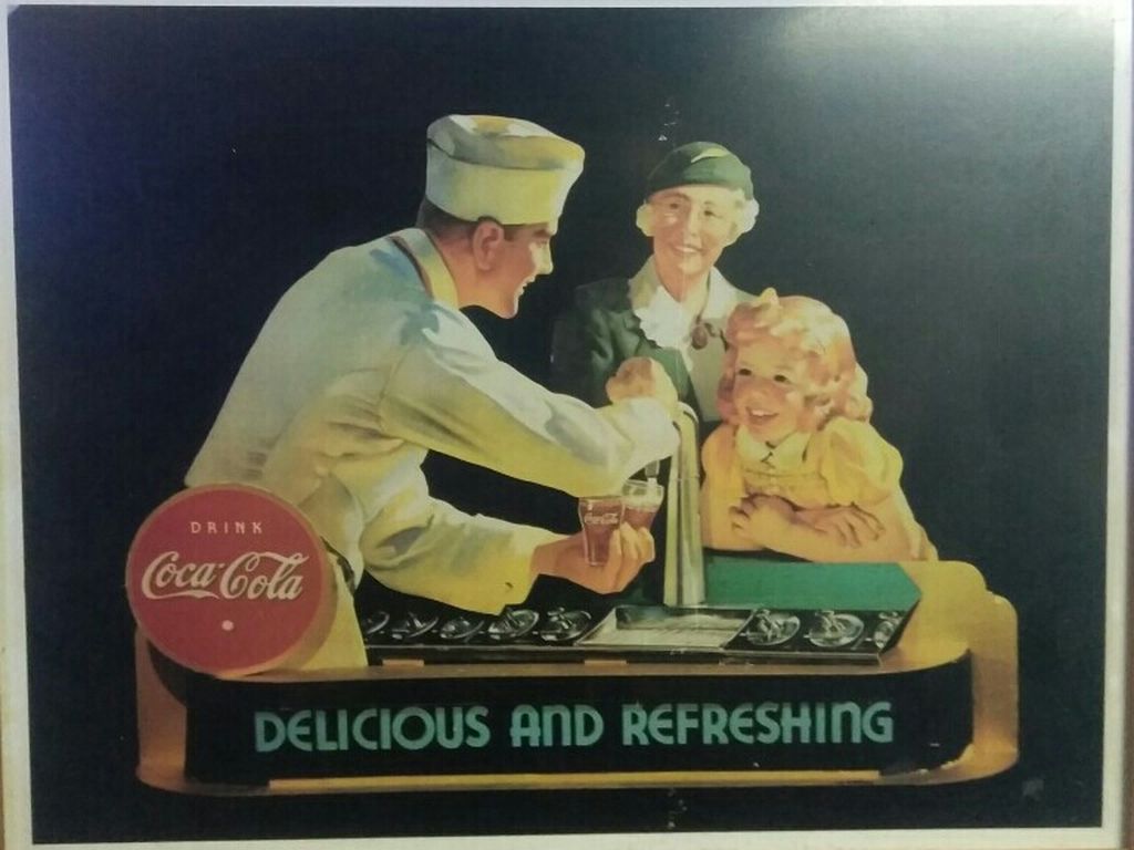 Coca Cola Metal Sign
