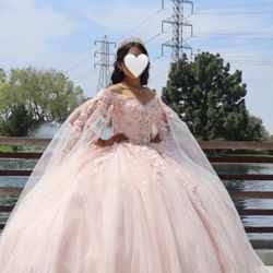 Blush/Pink Quinceañera Dress 