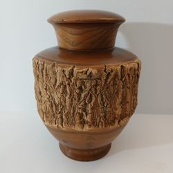 Vintage Japanese real wood tea Caddy
