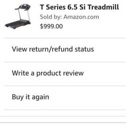 Nordictrack Treadmill 6.5