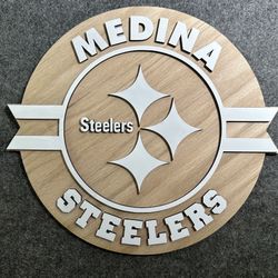 Custom Laser Engraved Wood Sign With Last Name Raiders Dodgers 49ers Broncos Cowboys