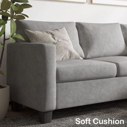 New Loveseat Chaise Style with one side arm rest. 