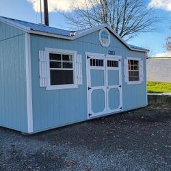 10x20 Utility Shed Gable Dormer Package $361 Rent To Own 60 Month