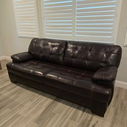 Premium Real Leather Couch