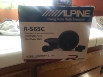 Alpine R-Series 6,5 pulgadas 300 vatios Componente de 2 vías Altavoces para coche, par | R-S65C

