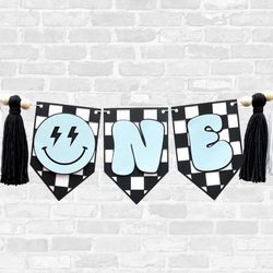 “One” 1st Birthday Banner
