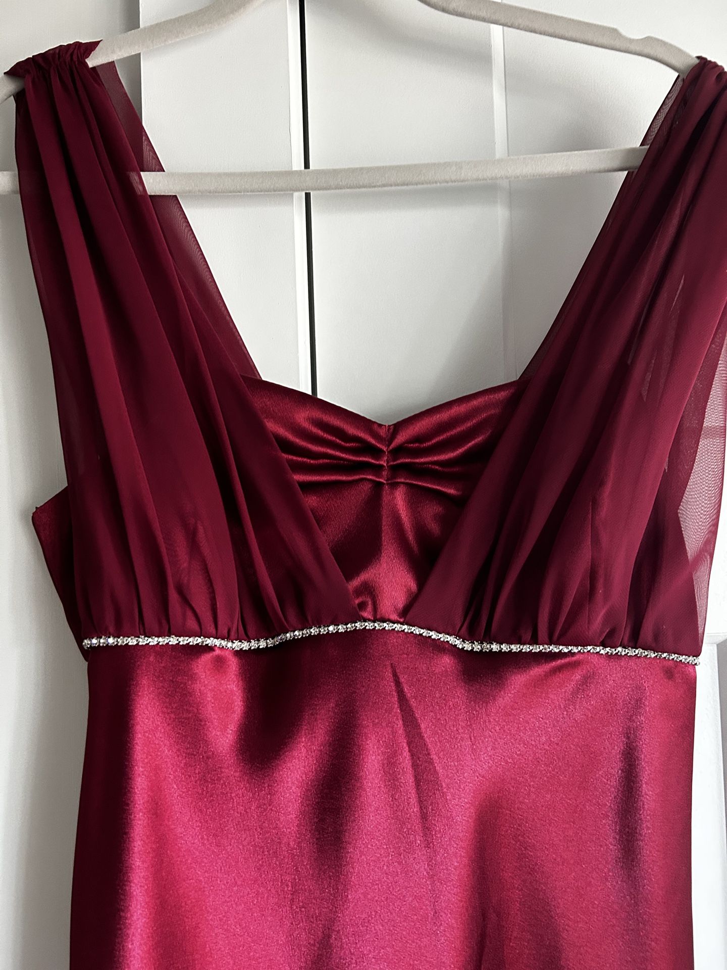 Beautiful Satin Red Dress
