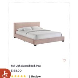 Full Bed Frame W/ Mattress
