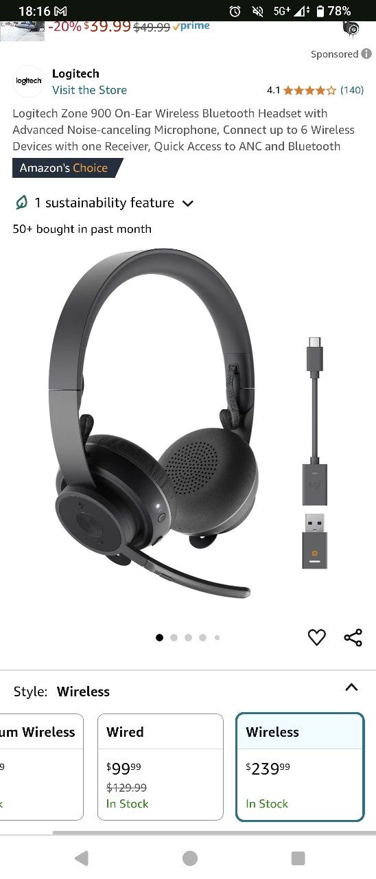 Headset Logitech