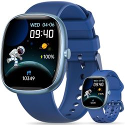 Smart Watch for Kids Girls Gift: No APP No Phone Needed Watch with Heart Rate Sleep Monitor Pedometer, Music Player, Alarm Clock