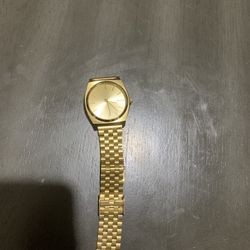 Nixon Minimal Time Teller Gold Watch