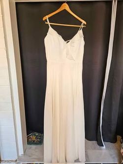 Elegant White Dress- size 14