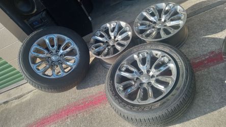 Ram Truck OEM Wheels with Bridgestone Dueler Tires