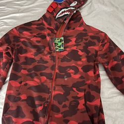 Red Bape Hoodie 