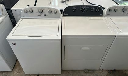 Whirlpool Washer & Dryer Electric White Heavy Duty
