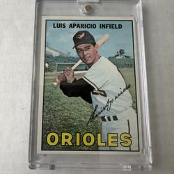 1967 Topps Luis Aparicio 60 Baseball Card Ex Mint 