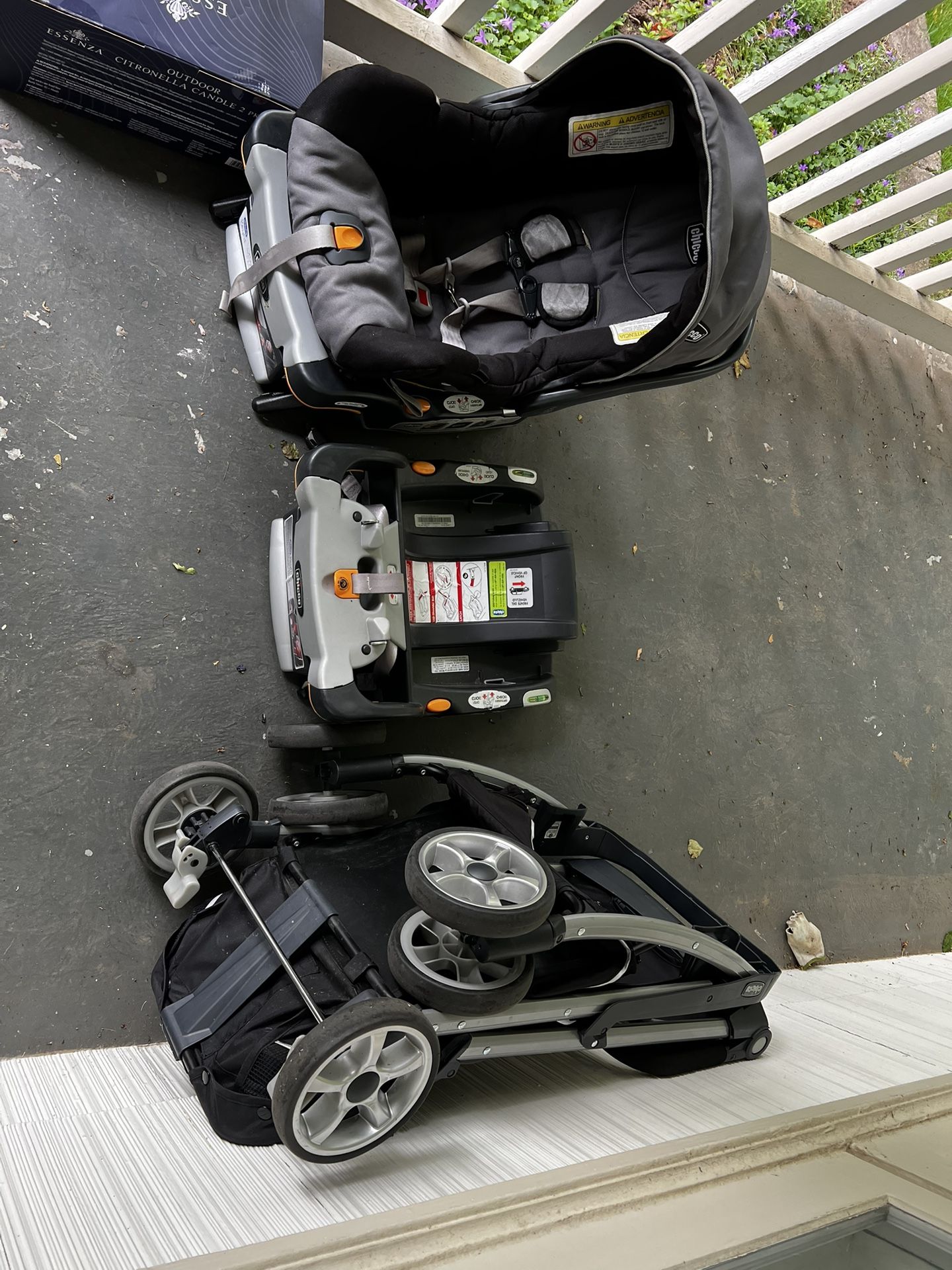Chicco Baby Seat, Extra Base, And Stroller