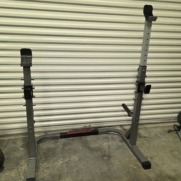Adjustable Weight Rack For Squat Or Bench