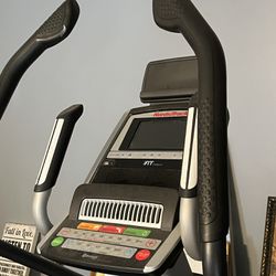Nordictrac Elliptical With Full Integrative Screen. Barely Used Maybe 2 Hours Total Moving Out Of State Must Sell. Comes With Manual And All Paper Wor