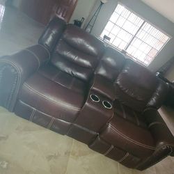 Sofa Set w Recliner