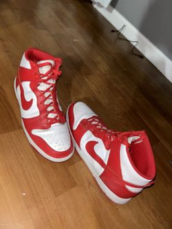 Nike Red High Dunks Size 13