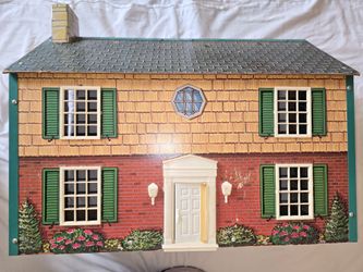 Vintage 1960's Fiber board Dollhouse