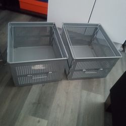 METAL BOX BIN CONTAINER