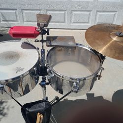 REMO TIMBALES WITH JCR COWBELLS
