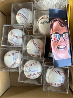 Signed Baseball By Squints From The sandlot 