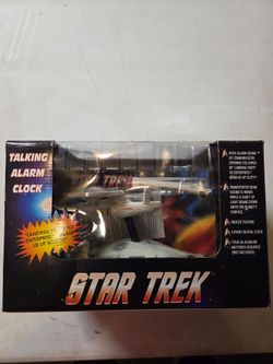 Star Trek Talking Alarm Clock USS Enterprise