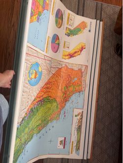 Vintage school map