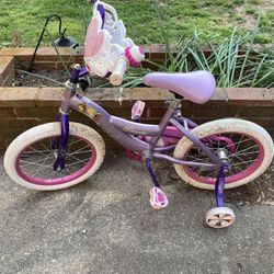 Bike with training wheels