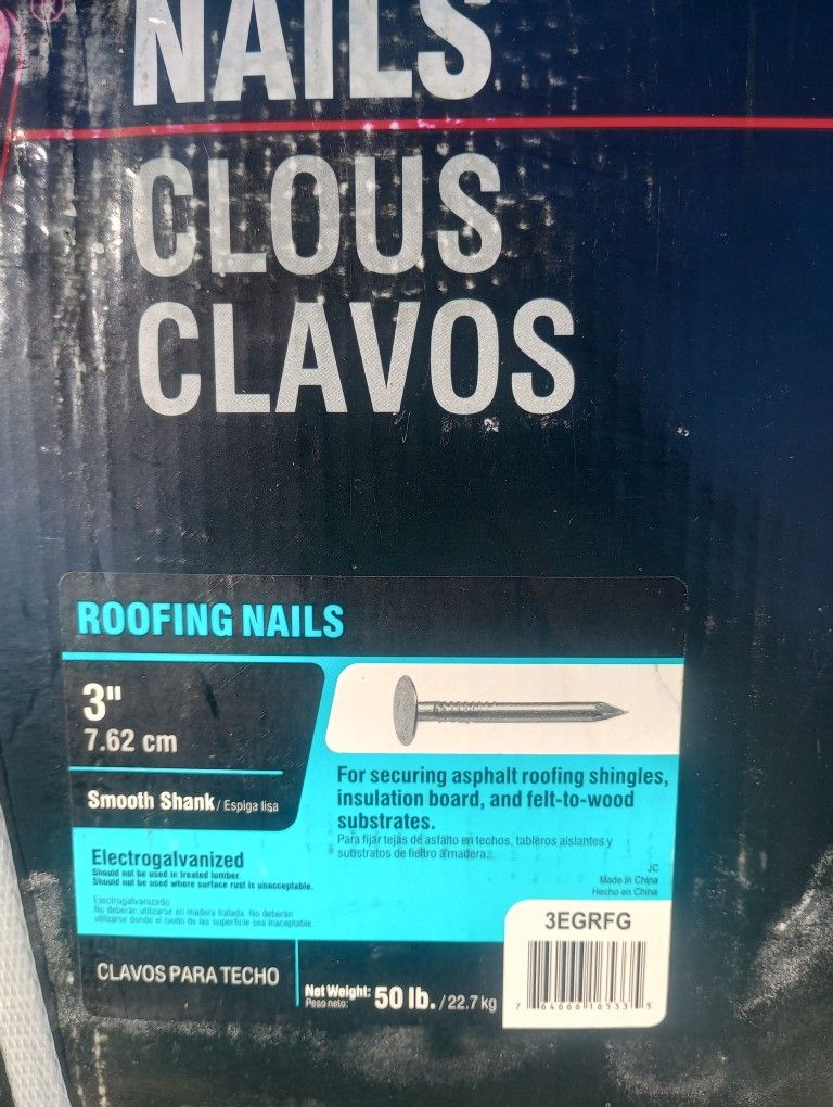 CLAVOS PARA ROOFING O SIDING