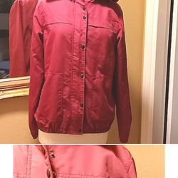 VOLCOM FULL ZIPPERED WINDBREAKER JACKET 