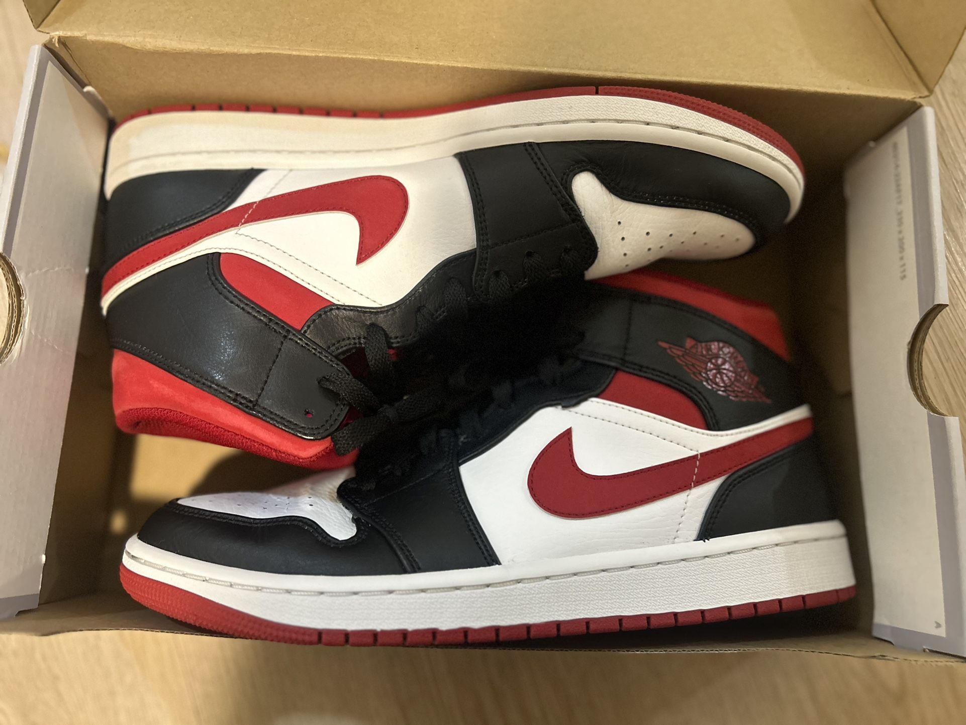 Black And Red Jordan 1’s