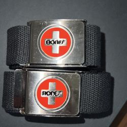 Two Bones Skateboarding Ratchet Belt With Bottle Opener 