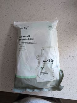 Breastmilk storage bags