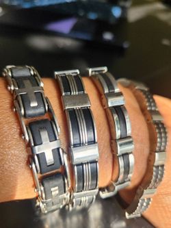 Mens Steel Bracelets