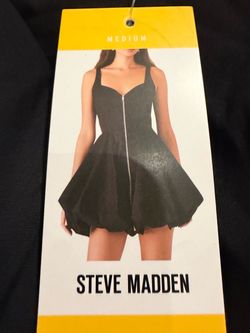 Steve Madden Black Mini Dress with Tags