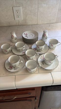 Zylstra pink Rose Fine China