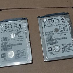 HGST 2.5" Laptop Thin Sata Hard Drives 320GB 7200RPM $15 Each