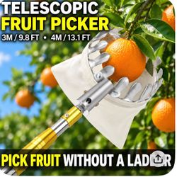 3M Telescoping Fruit Picker with Bag – New