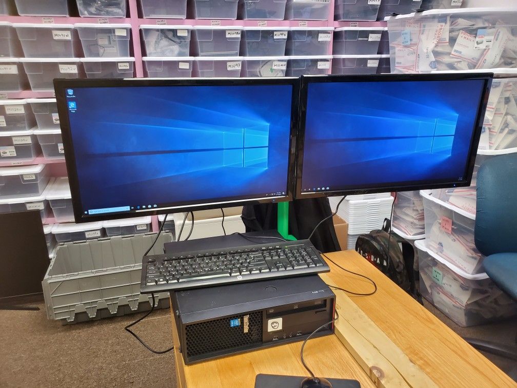 24' DUO MONITOR WITH DUO STAND (INV. D1002N)