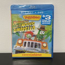 VeggieTales Minnesota Cuke Noah’s Umbrella Blu-ray & DVD NEW SEALED Confidence