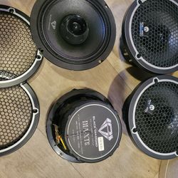 black diamond 6.5 midrange with grills