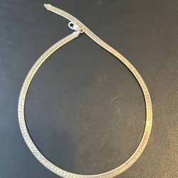 Silver necklace