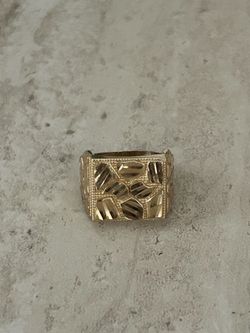 10k gold nugget ring